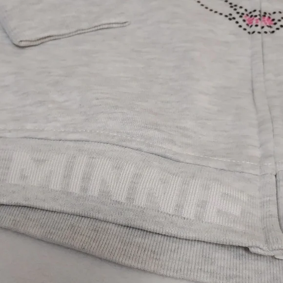 Disney Jr Girls Minnie Mouse Full Zip Hoodie Jacket - Picture 2 of 13